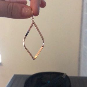 Gold dangly earrings